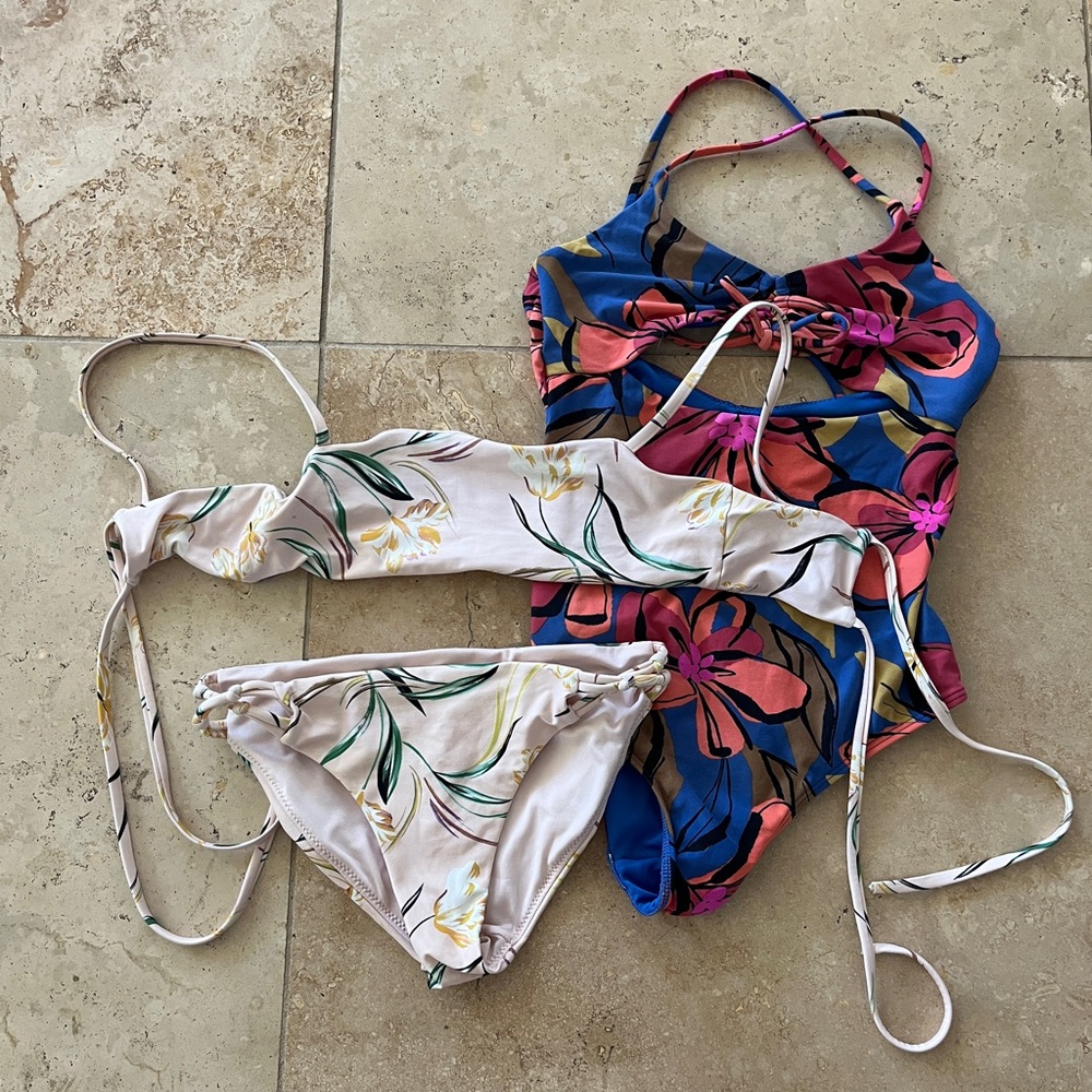 bundle of girls oneill swimsuits